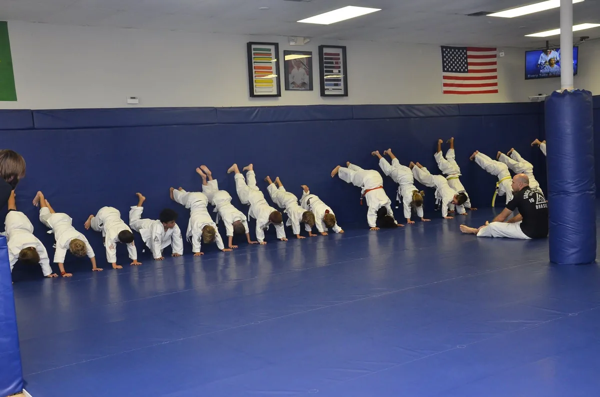 Kids martial arts program at Gracie Martial Arts