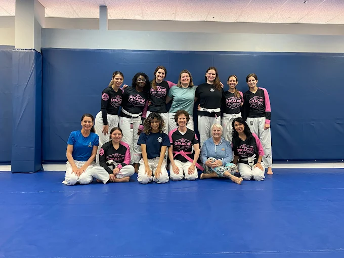 Women's self-defense class at Gracie Martial Arts